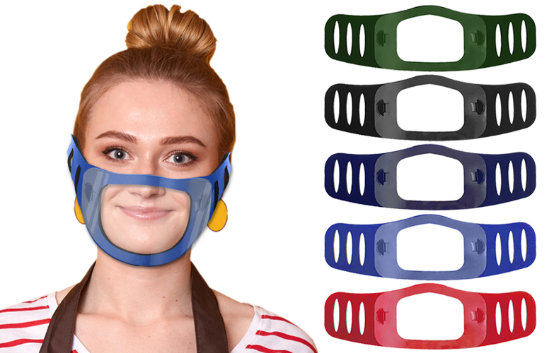 Face Mask With Clear Window Volunteer Gifts